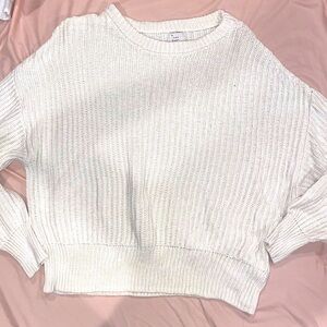 A New Day Sweater Knit White Size Large